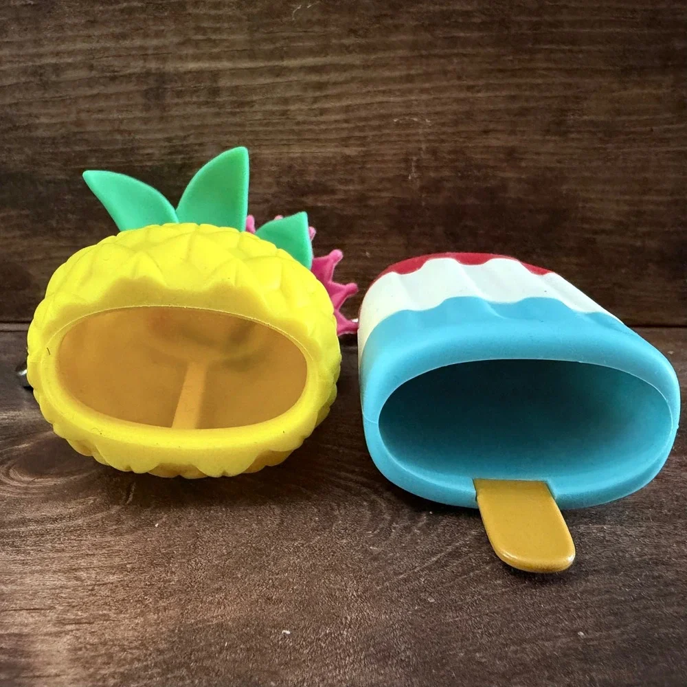 Bath & Body Works Pineapple & Popsicle PocketBac Hand Sanitizer Holder Set 2pc